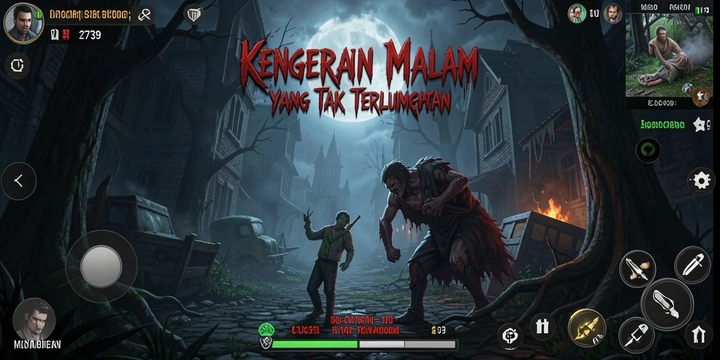 Gameplay menyeramkan dengan efek suara menakutkan
