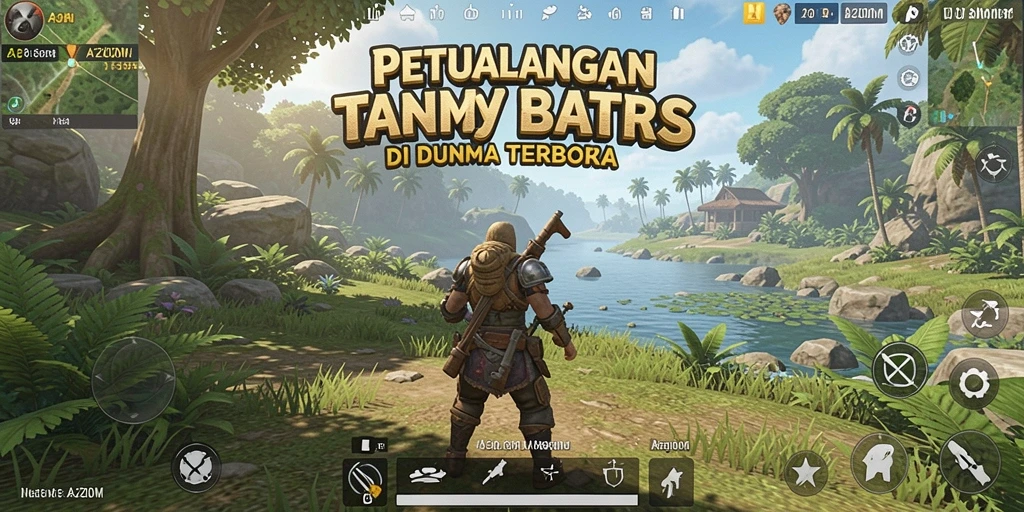 Tampilan spectacular dari gameplay A200M dalam dunia terbuka.