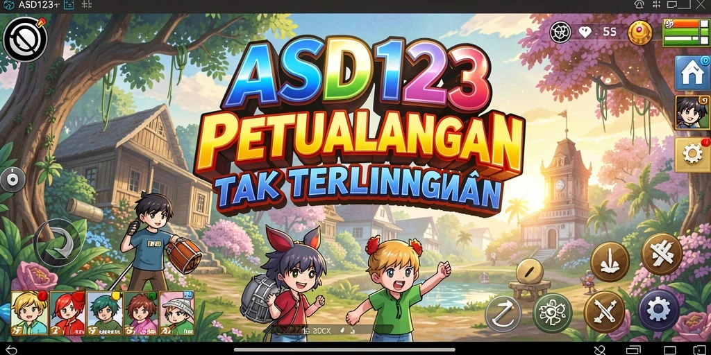 Tangkapan layar dari gameplay seru ASD123 yang penuh warna.