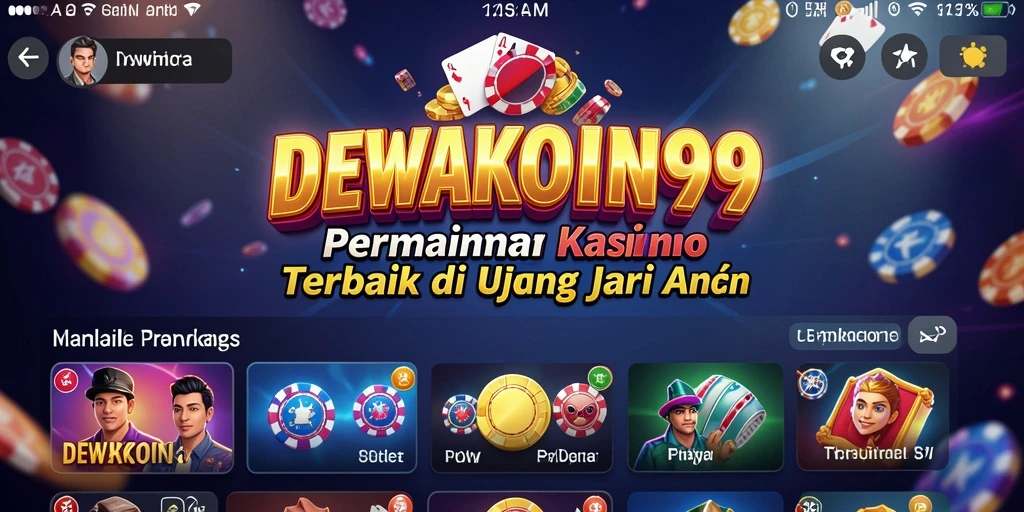 Tampilan gameplay menarik dari DEWAKOIN99 yang penuh aksi Kasino.
