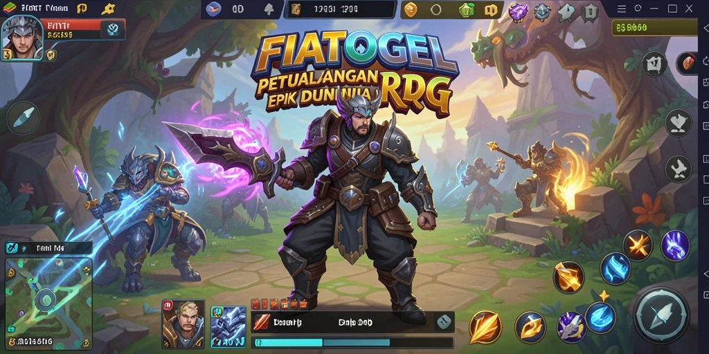 Gameplay seru di FIATOGEL dengan dunia RPG yang luas.