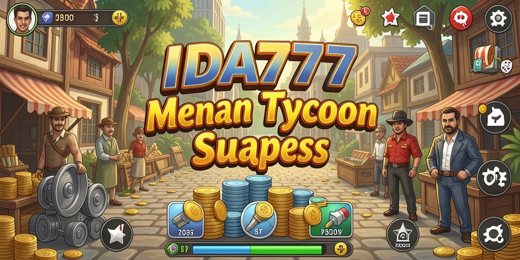 Tampilan menarik gameplay Tycoon di IDA777 dengan berbagai pilihan investasi.