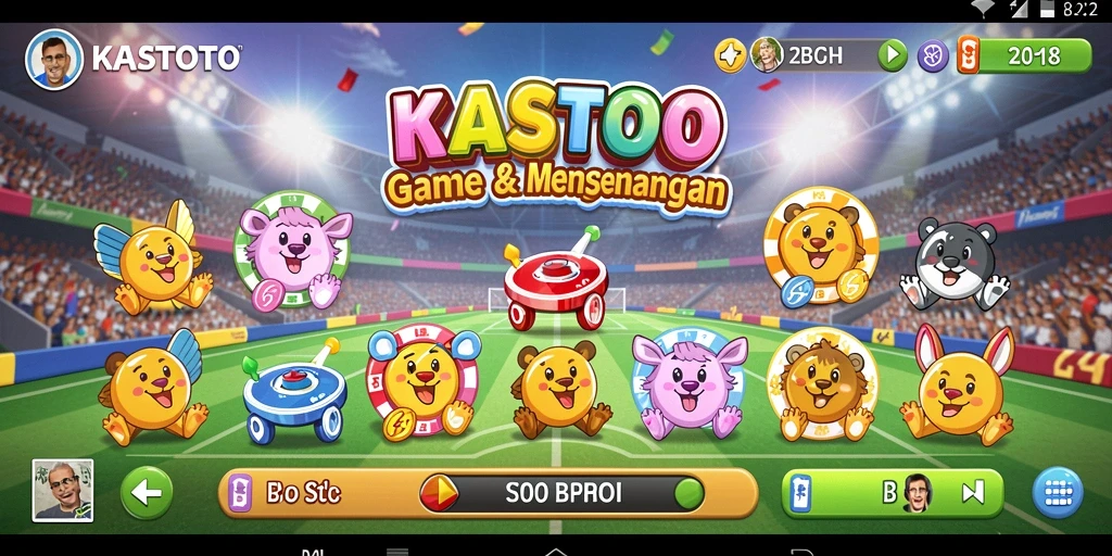 Tampilan menarik dari gameplay Bingo KASTOTO yang seru.
