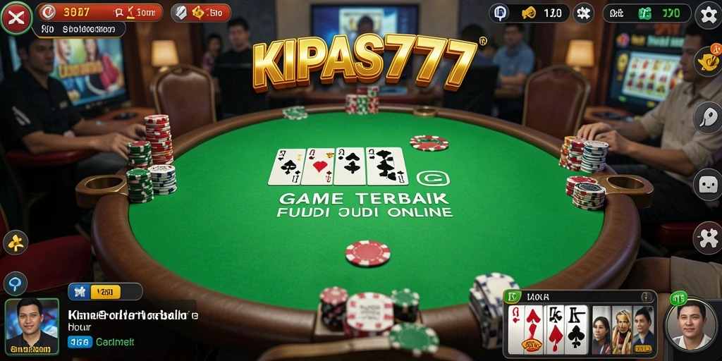 Screenshot gameplay KIPAS777 menunjukkan aksi seru dalam permainan Poker.