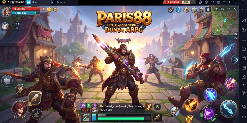 Tampilan menarik dari gameplay PARIS88 dengan aksi seru di dunia ARPG.