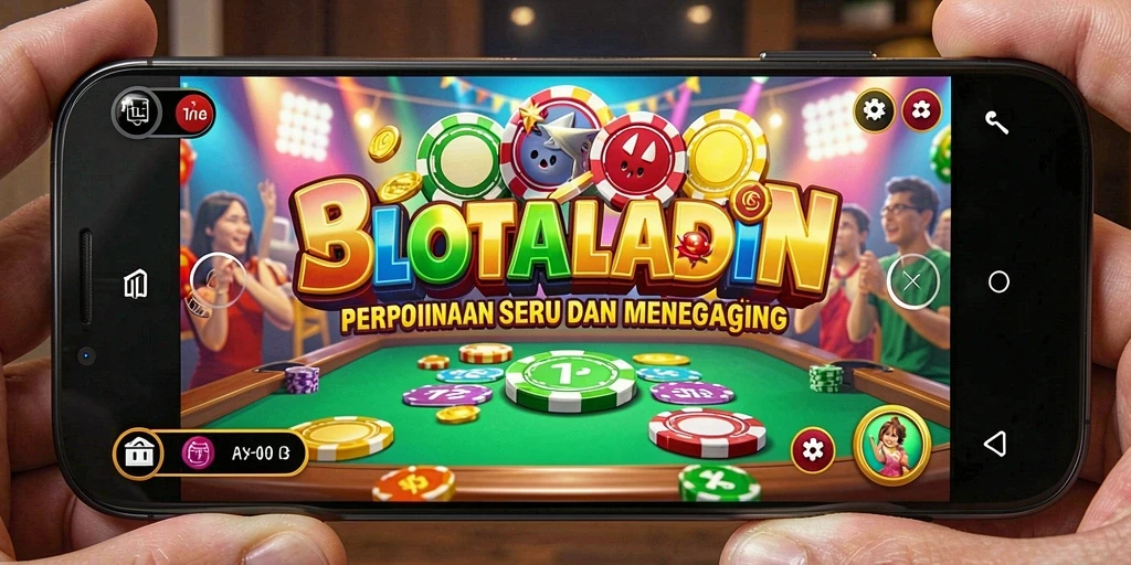 Tampilan gameplay seru di SLOTALADIN dengan suasana Bingo yang menyenangkan.