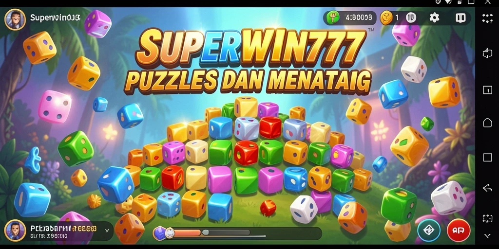 Tampilan gameplay SUPERWIN777 dengan tantangan Puzzle yang menarik.