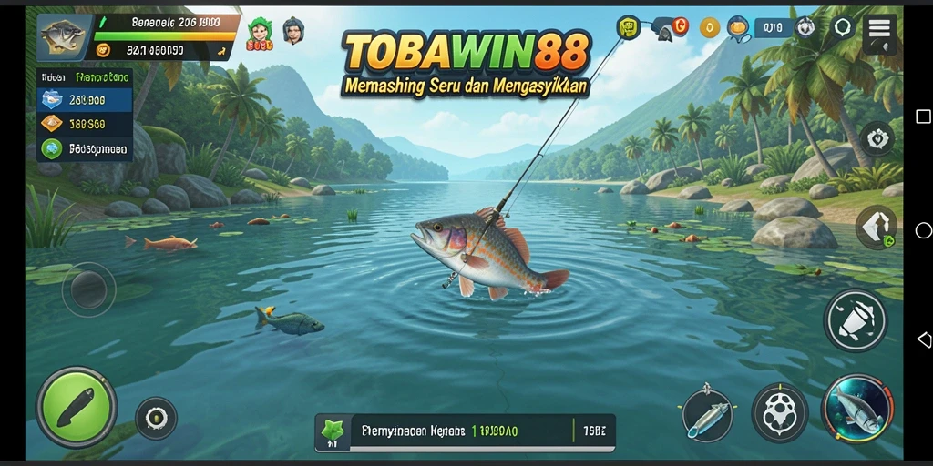 Tangkapan ikan terbesar di TOBAWIN88 dengan grafis memukau.