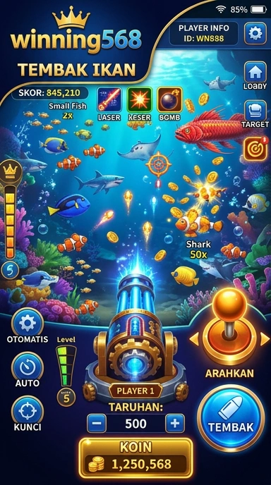 Tampilan antarmuka winning568 yang ramah pengguna.