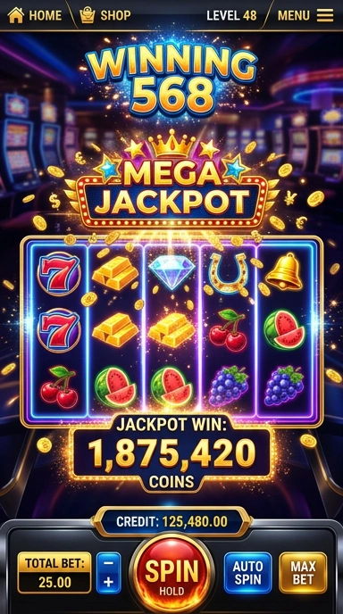 Screenshot aplikasi winning568 saat proses unduh berlangsung.